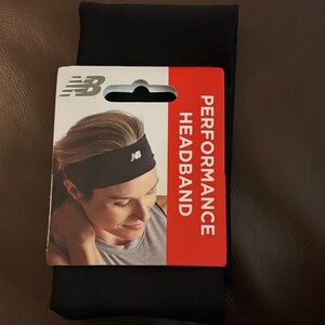 NWT New Balance Women's Performance Black Headband